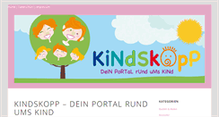 Desktop Screenshot of kindskopp.com