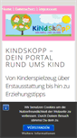 Mobile Screenshot of kindskopp.com